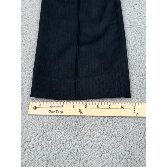 Porto Filo Extra Fine Dress Pants Polyester Men’s Size 34-36x27.5 Color Black - Picture 9 of 13